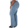 Plus Size Tummyless High Rise Flare Jeans