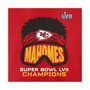 Men's Branded Patrick Mahomes Red Kansas City Chiefs Super Bowl LVII Champions Player Graphic T-shirt