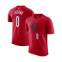 Men's Brand Damian Lillard Red Portland Trail Blazers 2022/23 Statement Edition Name and Number T-shirt