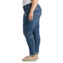 Plus Size Indigo Wash Ripped Girlfriend Jeans