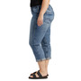 Plus Size Britt Low-Rise Capri Jeans