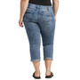 Plus Size Britt Low-Rise Capri Jeans