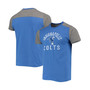 Men's Royal, Heathered Gray Indianapolis Colts Gridiron Classics Field Goal Slub T-shirt