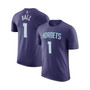 Men's Brand LaMelo Ball Purple Charlotte Hornets 2022/23 Statement Edition Name and Number T-shirt
