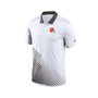 Men's White Cleveland Browns Vapor Performance Polo Shirt