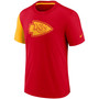 Men's Red and Gold Kansas City Chiefs Pop Performance T-shirt