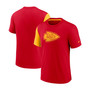 Men's Red and Gold Kansas City Chiefs Pop Performance T-shirt