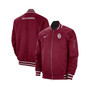 Men's Crimson Oklahoma Sooners Full-Zip Bomber Jacket