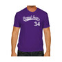 Men's Jake Arrieta Purple TCU Horned Frogs NCAA Baseball T-shirt