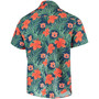 Men's Navy Auburn Tigers Floral Button-Up Shirt