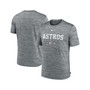 Men's Heather Gray Houston Astros Authentic Collection Velocity Performance Practice T-shirt