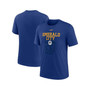 Men's Royal Seattle Mariners Rewind Retro Tri-Blend T-shirt