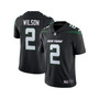 Men's Zach Wilson Stealth Black New York Jets Vapor Limited Jersey