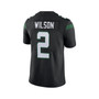 Men's Zach Wilson Stealth Black New York Jets Vapor Limited Jersey