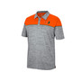 Men's Heathered Gray, Orange Miami Hurricanes Birdie Polo Shirt