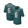 Men's DeVonta Smith Midnight Green Philadelphia Eagles Super Bowl LVII Patch Game Jersey