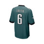 Men's DeVonta Smith Midnight Green Philadelphia Eagles Super Bowl LVII Patch Game Jersey