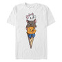 Men's Kitten Ice Cream Short Sleeve T-Shirt