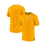 Men's Branded Gold Nashville Predators Authentic Pro Rink Premium Camo T-shirt