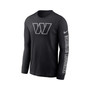 Men's Black Washington Commanders RFLCTV Name And Logo T-shirt