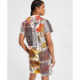 Men's Regular-Fit Paisley Patchwork Graphic T-Shirt