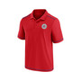 Men's Red LA Clippers Primary Logo Polo Shirt
