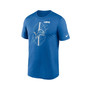 Men's Blue Detroit Lions Legend Icon Performance T-shirt