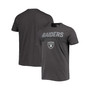Men's '47 Charcoal Las Vegas Raiders Dark Ops Super Rival T-shirt