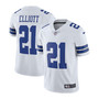Men's Ezekiel Elliott White Dallas Cowboys Vapor Limited Player Jersey