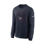 Men's Navy Houston Texans Legend Icon Performance Long Sleeve T-shirt