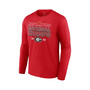 Men's Branded Red Georgia Bulldogs College Football Playoff 2022 National Champions Schedule Long Sleeve T-shirt