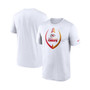 Men's White Kansas City Chiefs Icon Legend Performance T-shirt