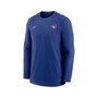 Men's Royal Toronto Blue Jays Authentic Collection Logo Performance Long Sleeve T-shirt