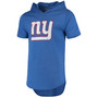 Men's Royal New York Giants Primary Logo Tri-Blend Hoodie T-shirt