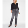 Plus Size Marilyn Straight High Rise Jeans