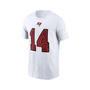 Men's Chris Godwin White Tampa Bay Buccaneers Player Name and Number T-shirt