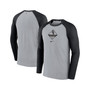 Men's Gray, Black Chicago White Sox Game Authentic Collection Performance Raglan Long Sleeve T-shirt