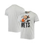 Men's Ash Brooklyn Nets NBA x Rugrats Tri-Blend T-shirt