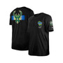 Men's Black Milwaukee Bucks 2022/23 City Edition Elite Pack T-shirt