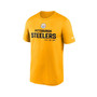 Men's Gold Pittsburgh Steelers Legend Community Performance T-shirt