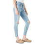 Bridgette Destructed High-Rise Skinny Jeans