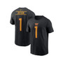 Men's Jahan Dotson Black Washington Commanders Player Name and Number T-shirt