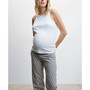 Women's Maternity Striped Cargo Jeans