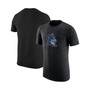 Men's Heathered Black Duke Blue Devils Vintage-Like Logo Tri-Blend T-shirt