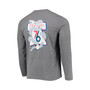 Heather Gray Philadelphia 76Ers Phila Unite Comfy Tri-Blend Long Sleeve T-shirt