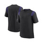 Men's Black Baltimore Ravens Sideline Tonal Logo Performance Player T-shirt