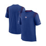 Men's Royal New York Giants Sideline Player Uv Performance T-shirt