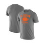 Men's Heathered Charcoal Clemson Tigers Big and Tall Legend Retro Football Performance T-shirt