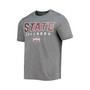Men's Gray Mississippi State Bulldogs Stack T-shirt