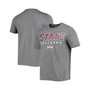Men's Gray Mississippi State Bulldogs Stack T-shirt